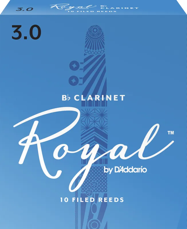 Royal Bb Klarinettenblätter 3,0 10er Packung | Schnelle Lieferung