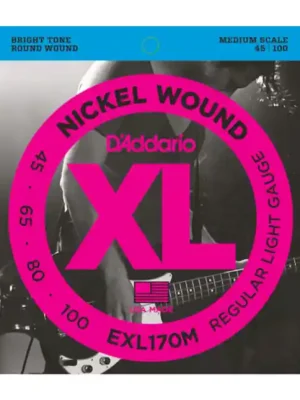 Meistverkauft - EXL170M nickel round wound Medium Scale medium scale, 045-065-080-100