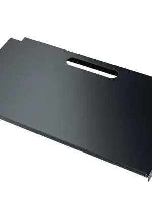 Extra sparen - Auflage (Alluminiumplatte schwarz) für 18813 f. Keyboardtisch ‘‘Omega‘‘ 18810