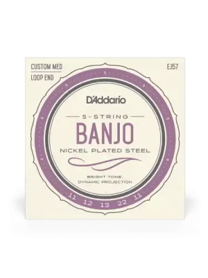 5-String Banjo, Nickel, Custom Medium, 11-22 | Neu im Shop