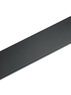 19 zoll-Frontplatte 3 HE Stahlblech schwarz - Werkspreis