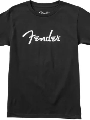 Fender T-Shirt Spaghetti Logo Black | Wochenendangebot