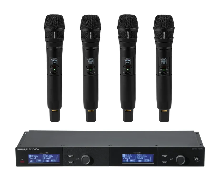 Shure SLXD4Q+E - N8C Bundle | Sehr gut bewertet