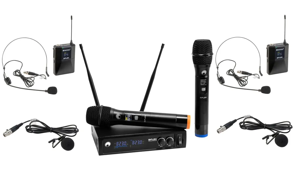 Abverkauf | Omnitronic UHF E-FLEX 2 Full Bundle