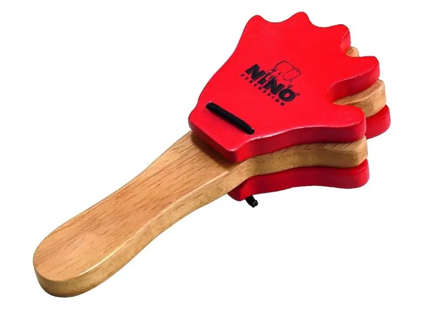 Herstellerpreis - Meinl Nino Handkastagnetten Rot AUSSTELLER