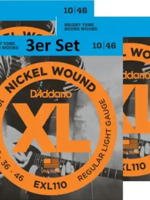 EXL110-3D Saitensatz E-Gitarre | Neu verfügbar