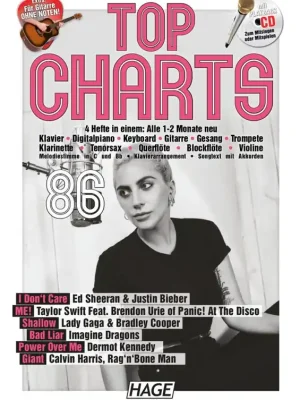 Top Charts 86 Songbook + CD - Sehr beliebt