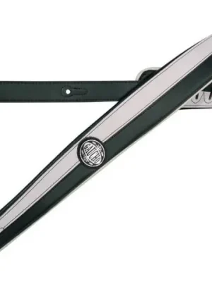 546-WH White-Stripe Ledergurt | Auf Lager