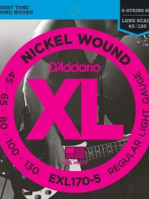 Reduziert | EXL170-5 E-Bass Nickel RW
