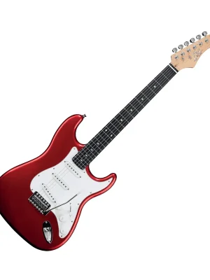 S300RED Chrome Red E-Gitarre - Schnell zugreifen