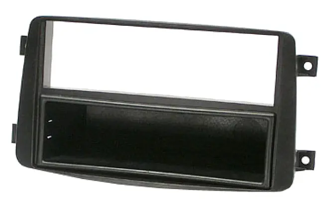 Versand noch heute - Radioblende 2-DIN mit Ablagefach für Mercedes C-Klasse, CLK-Klasse, G-Klasse, Vito, Viano