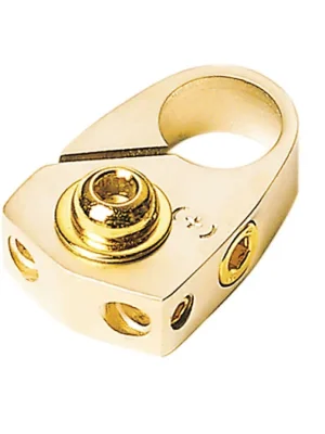 Batterieklemme / Pluspol (gold) mit Schutzkappe 30.4002-01 - Expressversand