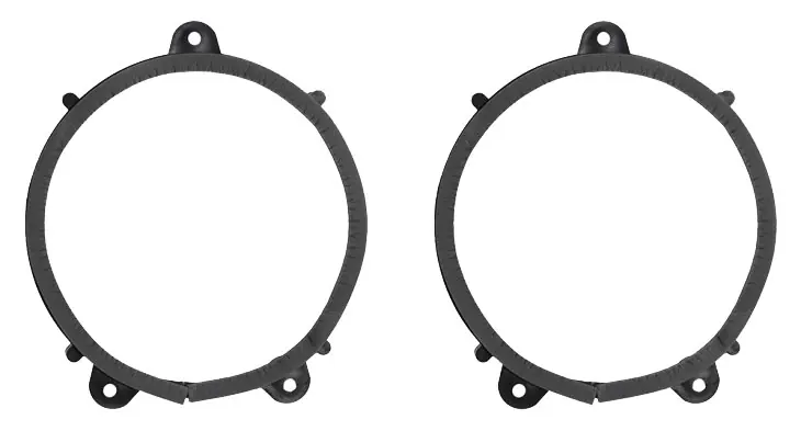 Lautsprecherringe 16,5 cm Renault Twingo ab 2007 | Kostenlose Rückgabe