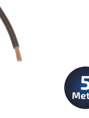 5-Meter Massekabel 6qmm Vollkupfer schwarz - Top bewertet