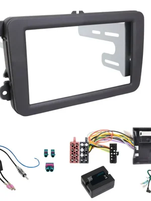 Versandbereit - Radio Installationskit für Skoda Rapid NH 2-DIN mit LFB