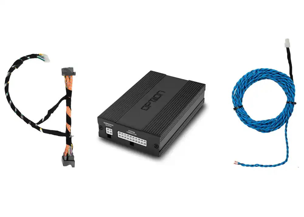 Bestpreis | DSP6.2-Verstärker für Seat Leon 5F (Standard ohne Soundsystem) V1 DSP-Endstufe + Plug & Play Kabelkit OPTION