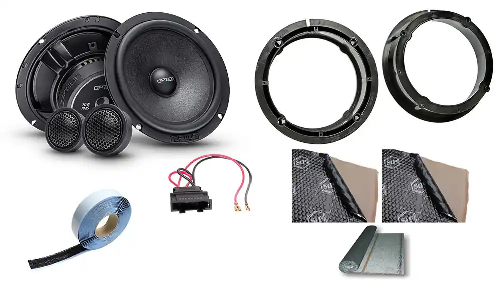 Neuheit | Lautsprecher für VW Passat B5 (3B/3BG) Front Plug & Play OPTION