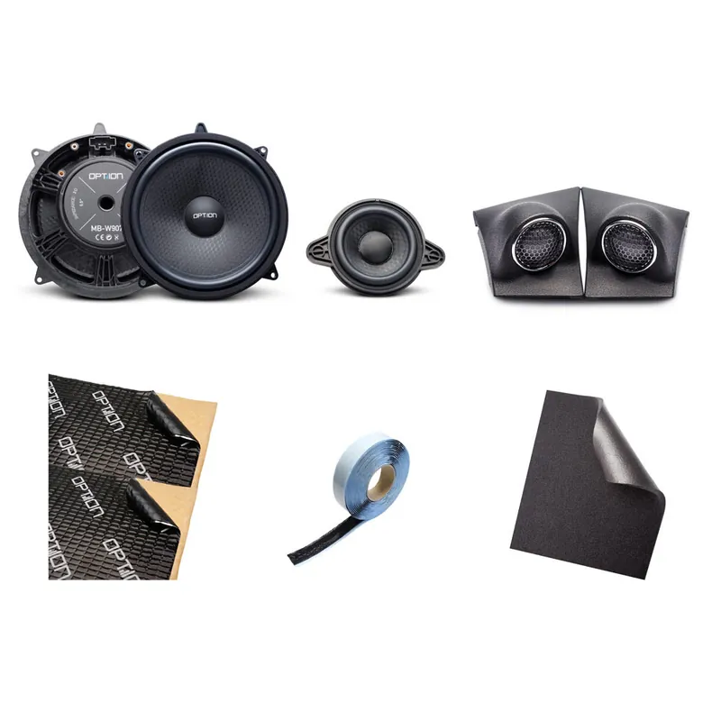 Nur begrenzt verfügbar - Lautsprecher für Mercedes Sprinter W907 / W910 ( VS30 ) Lautsprecher-KIT mit Centerspeaker und Dämmung MB-W907SET OPTION