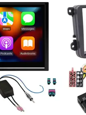 Qualitätsprodukt | 2-DIN Auto Radio Set für VW Jetta V mit LFB und Apple CarPlay, Android Auto