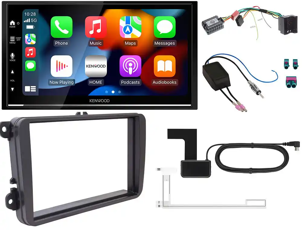 Autoradio Set für VW Passat B6 3C mit Apple CarPlay, Android Auto - Extra-Rabatt