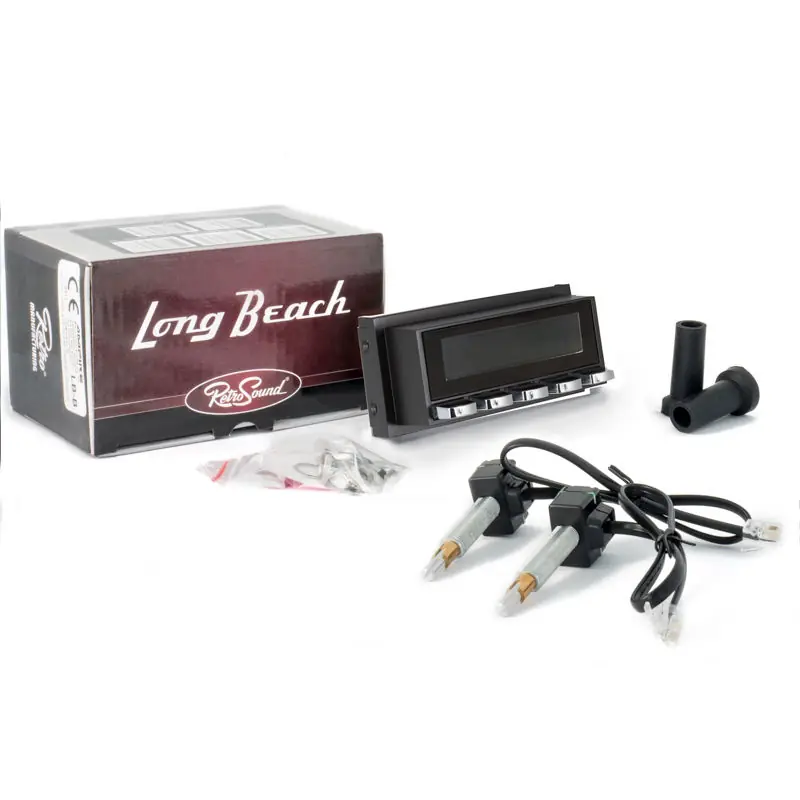 Nur noch wenige | RETROSOUND RETRO-RADIO-BC Displayeinheit schwarz mit verchromten Tasten