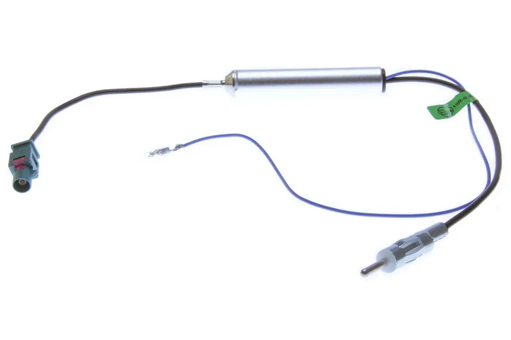 Antennenadapter mit Phantomspeisung VW FAKRA ->150 Ohm auf geraden Antennenanschluss ( Art. 8553 ) - Qualitätsprodukt