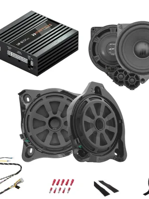 Soundsystem für Mercedes C-Klasse W205 (Standard-Sound) UP6DSP, Lautsprecher, Subwoofer MQS Plug & Play | Schnelle Lieferung