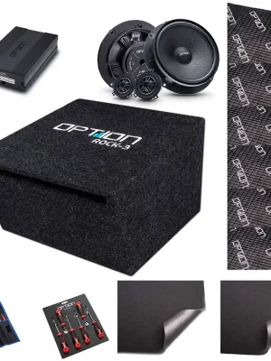 Bestpreis | Soundsystem für VW T6.1 V2 DSP-Verstärker + Lautsprecher + Subwoofer Plug & Play OPTION