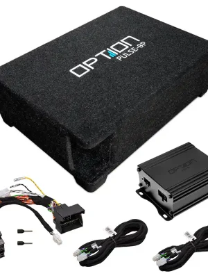 Subwoofer für BMW E-Reihe/F-Reihe Subwoofer-Kit Plug & Play im Kofferraum OPTION | Topseller