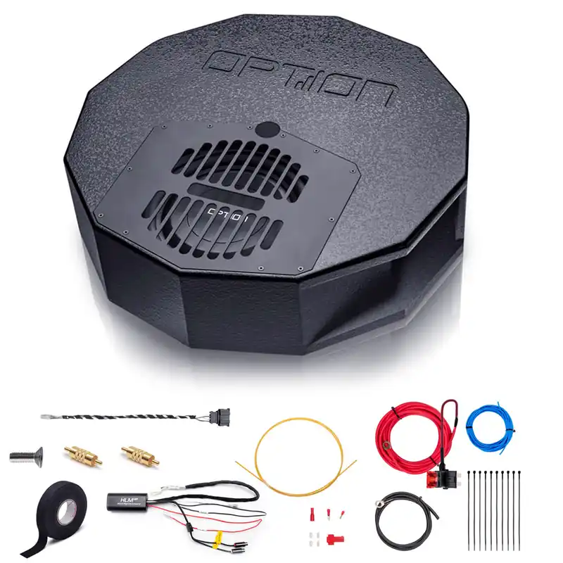Subwoofer für Skoda Superb III mit Canton Soundsystem Reserverad-Subwoofer Plug & Play OPTION | Online kaufen