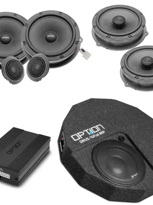 Soundsystem für Dacia Bigster DSP Endstufe + Subwoofer + Lautsprecher Front & Heck V3 OPTION - Preisnachlass