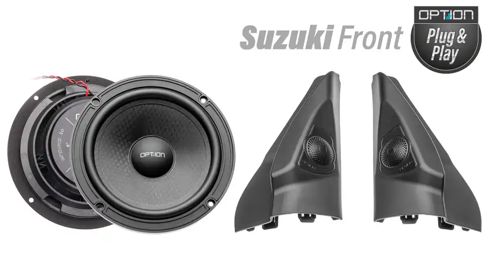 Lautsprecher für Suzuki Jimny GLX 5-Türer Plug & Play OPTION SZ-150 - Sicher bezahlen
