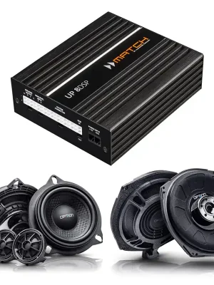 Soundsystem für BMW iX1 (U11) mit Hif oder Standard ab Werk, DSP-Verstärker + Lautsprecher + Subwoofer V2 Plug & Play OPTION - Nur diese Woche