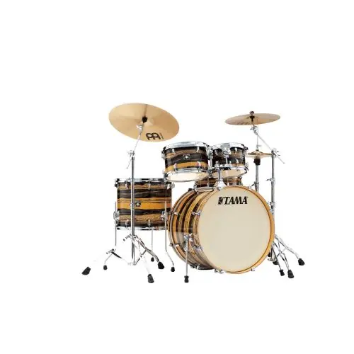Tama CK52KR-NET Superstar Classic Drumset Natural Ebony Tiger Wrap - Preisnachlass