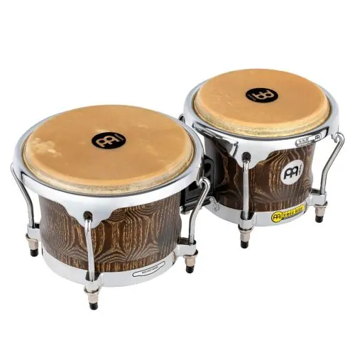 Qualitätsprodukt - Meinl WB400VBR-M Woodcraft Serie, Bongos, Vintage Brown, Showroom Modell