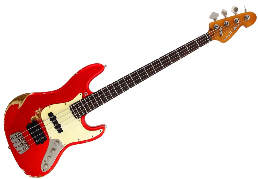 Top-Qualität - Sandberg California TM4 E-Bass Masterpiece metallic red