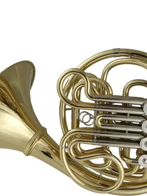 Hoyer 801GA-L F/B Doppelhorn Goldmessing - Letzte Stücke