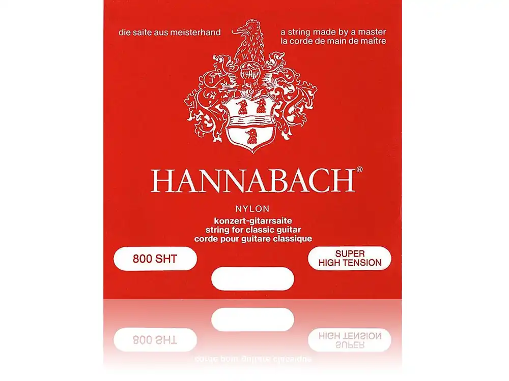 Geprüfte Qualität - Hannabach 8006SHT 6E super high Tension rot