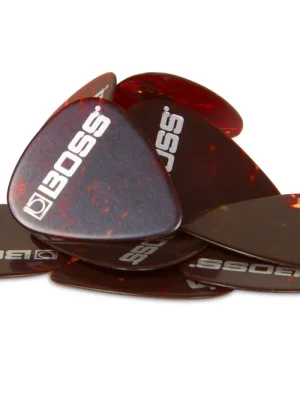 Boss BPK-12-SH Plektrum Muschelfarbe hart 12er Pack | Hammerpreis