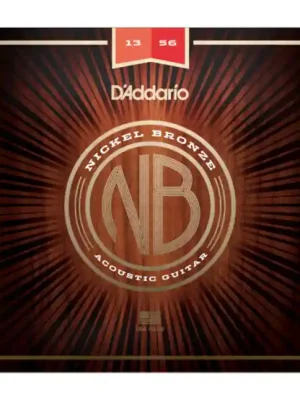 Bewährte Qualität | Daddario NB1356 Nickel Bronze Acoustic Guitar Strings 13-56