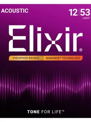 Elixir Nanoweb Akustikgitarre Custom Light 16052 - Top-Deal