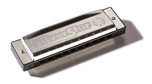 Top-Qualität - Hohner Silver Star Mundharmonika C-Dur