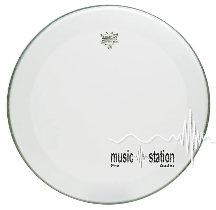 Jetzt sparen - Remo 18" Powerstroke 3 smooth white Bassdrum