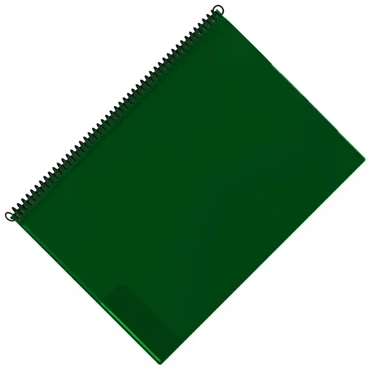 Neu - Star Notenmappe 600 / 25 Taschen grün DIN A5 hoch