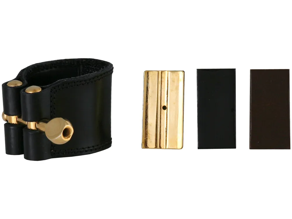 Vandoren LC29P LEDER Ligature Baritonsax PC - Schneller Versand