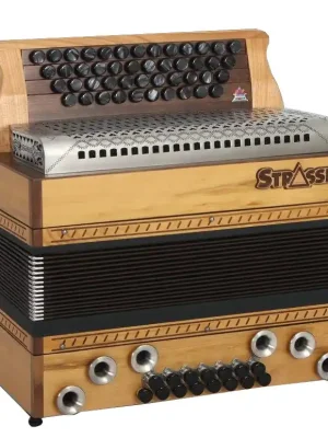 Letzte Stücke | Strasser Hoamat Harmonika F-B-Es-As Zirbe Antik