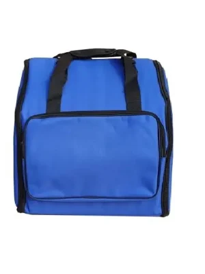 Schnelle Zustellung - VMS Gigbag Harmonika DELUXE-PRO-hellblau ohne Edelweiß