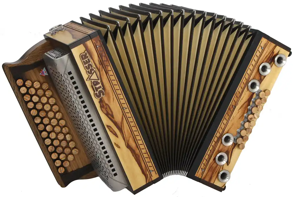 Extra-Rabatt | Strasser Hoamat Harmonika G-C-F-B Chen Chen Tigerwood