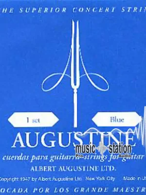 Brandneu | Augustine Saitensatz Konzertgitarre blau High Tension