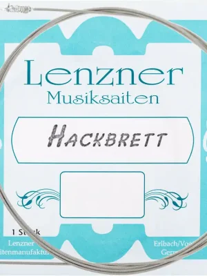 Lenzner 25. d` Hackbrettsaite Silber umsponnen | Herstellerpreis